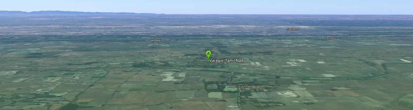 Aerial view near Varagur